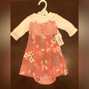 6 month dress, sweater